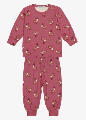 Trick Nick - Conjunto Blusao com Calca Vermelho - TRICK NICK