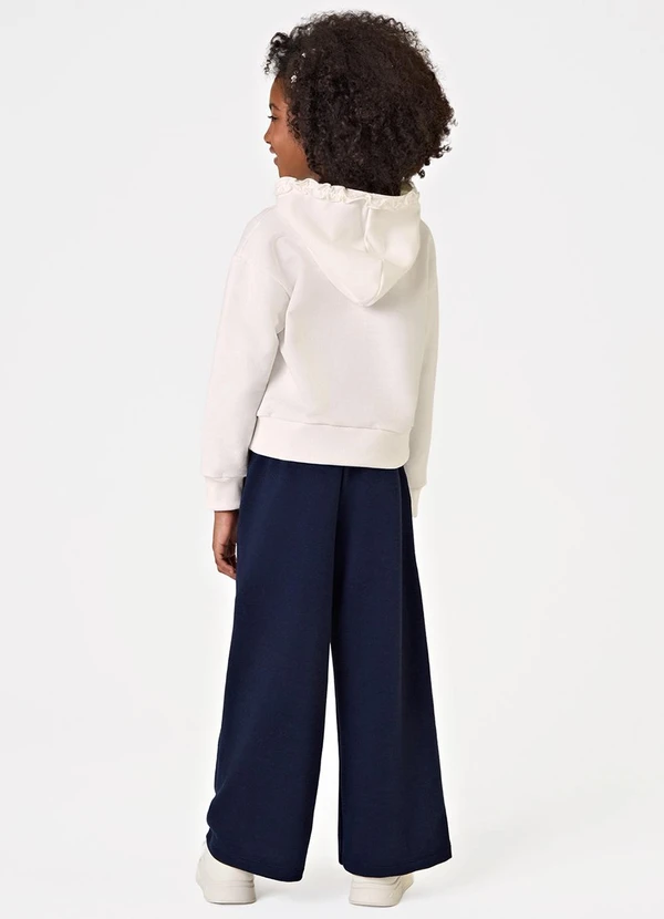 Trick Nick - Conjunto Blusão com Capuz e Calça Bege 2