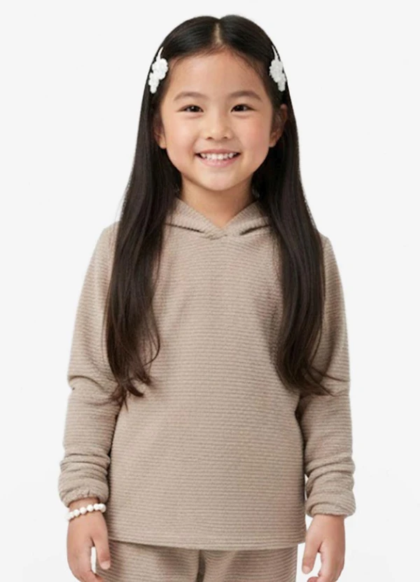 Select - Conjunto  Blusão com Capuz e Calça Marrom 3