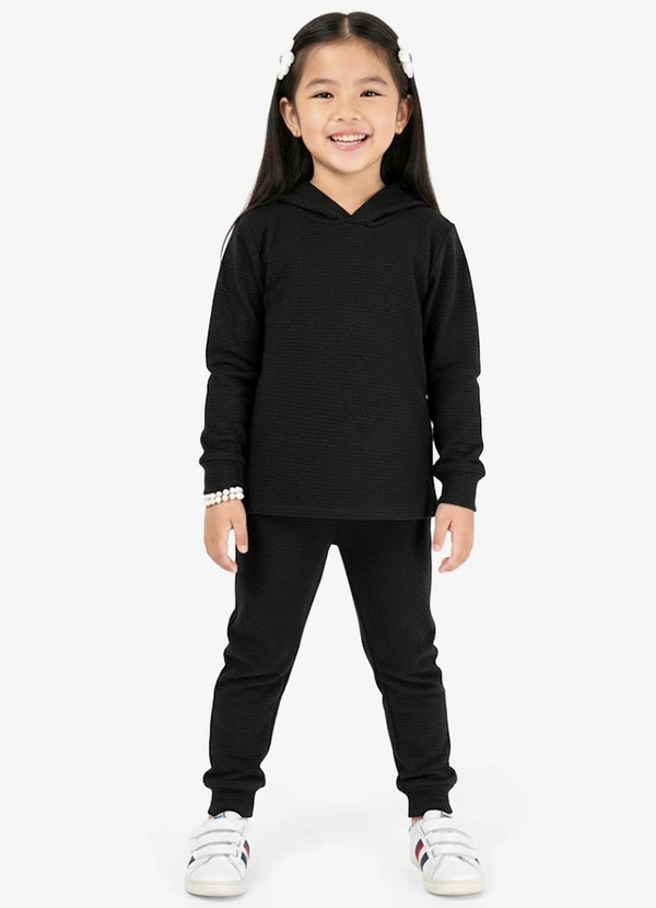 Select - Conjunto Blusão com Capuz e Calça Preto