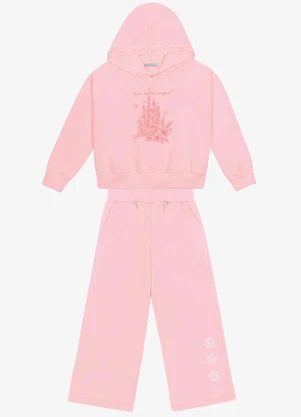 Trick Nick - Conjunto Blusão com Capuz e Calça Rosa - TRICK NICK