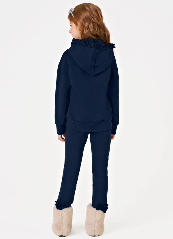 Trick Nick - Conjunto Blusão com Capuz e Legging Azul 2