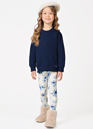 Trick Nick - Conjunto Blusao com Legging Azul - TRICK NICK