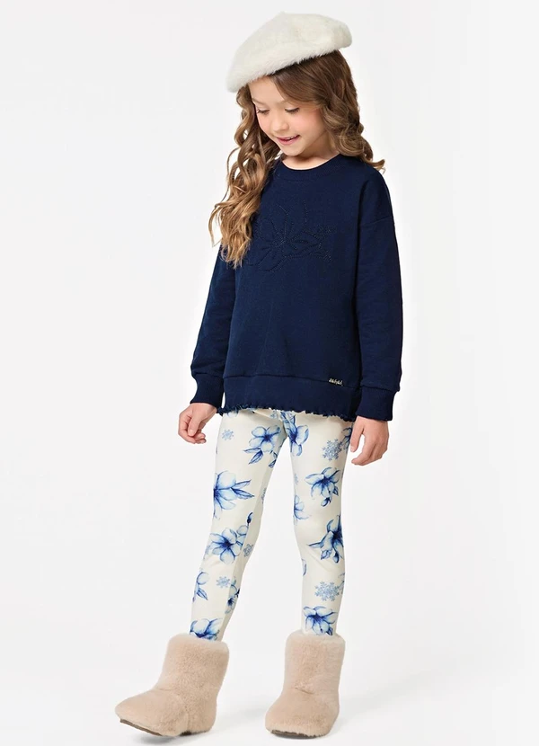 Trick Nick - Conjunto Blusao com Legging Azul 3