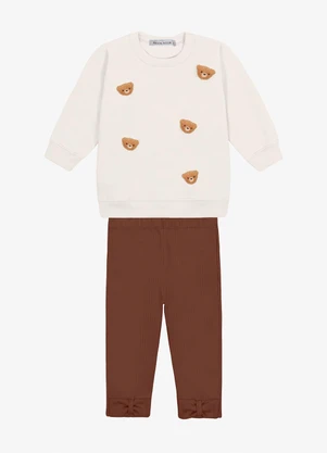 Trick Nick - Conjunto Blusao com Legging Bege - TRICK NICK