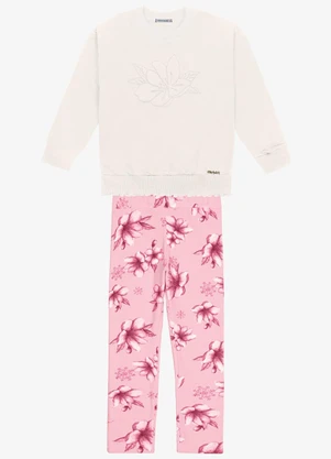 Trick Nick - Conjunto Blusao com Legging Bege - TRICK NICK