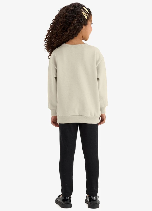 Rovi Kids - Conjunto Blusão com Legging Bege 2