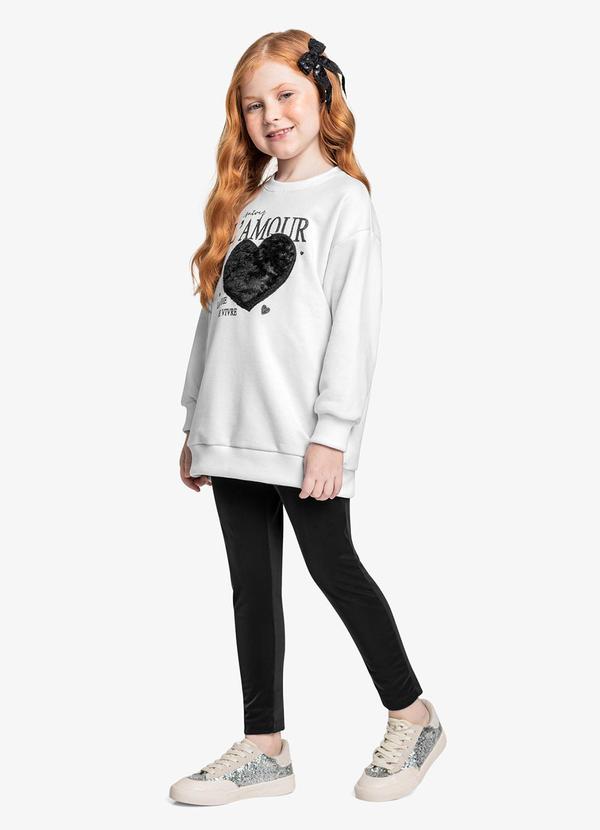 Trick Nick - Conjunto Blusão com Legging Branco