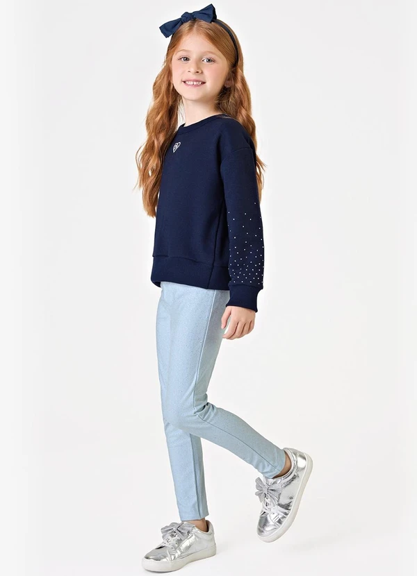 Trick Nick - Conjunto Blusão com Legging Feminino Azul 3