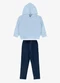 Rovi Kids - Conjunto Blusão com Legging Feminino Rosa - variação: Azul