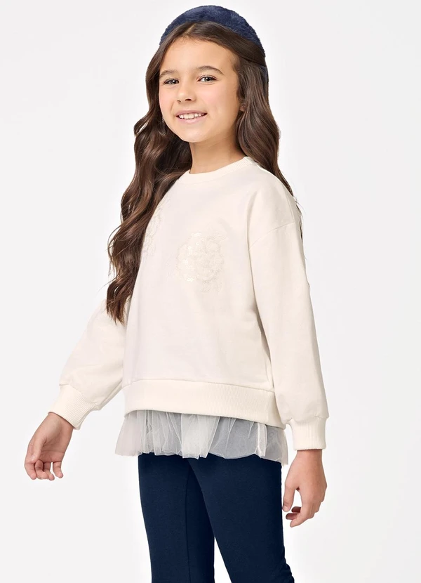 Trick Nick - Conjunto Blusão com Legging Feminino Bege 3