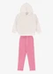 Rovi Kids - Conjunto Blusão com Legging Feminino Azul - variação: Bege