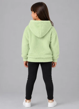 Rovi Kids - Conjunto Blusão com Legging Feminino Verde - ROVI KIDS