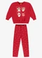 Rovi Kids - Conjunto Blusão com Legging Feminino Vermelho - variação: Vermelho