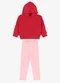 Rovi Kids - Conjunto Blusão com Legging Feminino Vermelho - variação: Vermelho
