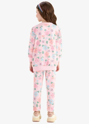 Rovi Kids - Conjunto Blusão com Legging Malha Soft Rosa - ROVI KIDS