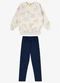 Rovi Kids - Conjunto Blusão com Legging Molecotton Bege - variação: Bege