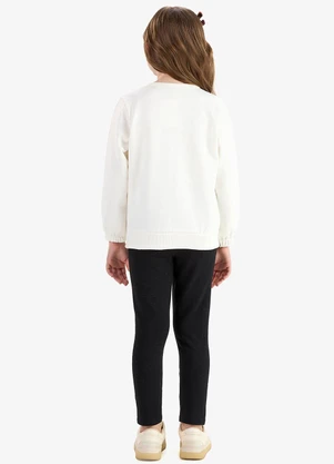Rovi Kids - Conjunto Blusão com Legging Molecotton Bege - ROVI KIDS