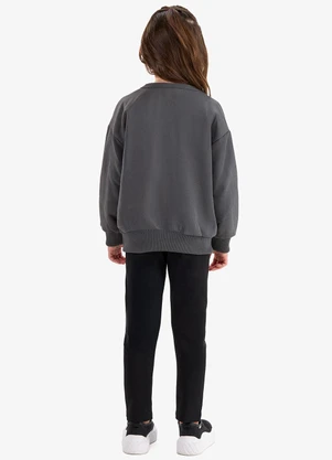 Rovi Kids - Conjunto Blusão com Legging Molecotton Cinza - ROVI KIDS