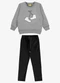 Rovi Kids - Conjunto Blusão com Legging Molecotton Cinza - variação: Cinza
