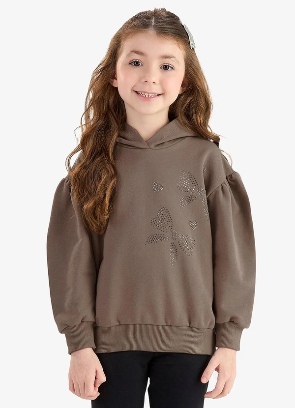 Rovi Kids - Conjunto Blusão com Legging Molecotton Marrom 3