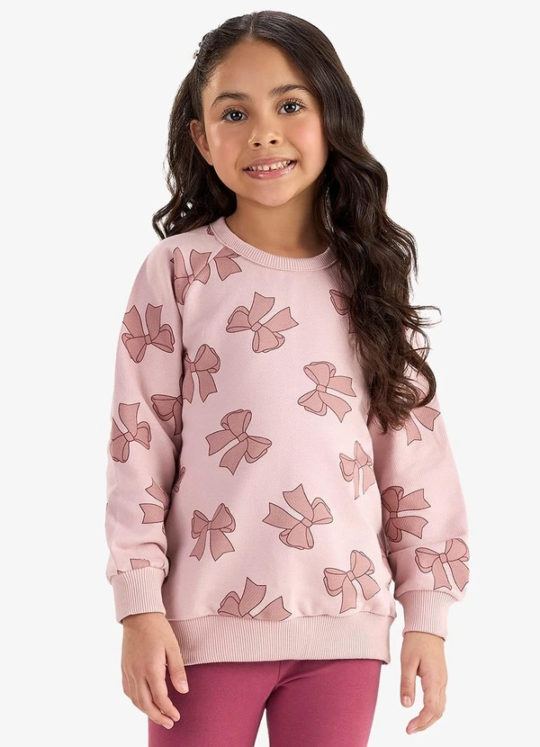 Rovi Kids - Conjunto Blusão com Legging Molecotton Rosa 4