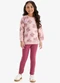 Rovi Kids - Conjunto Blusão com Legging Molecotton Bege - variação: Rosa