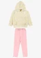 Rovi Kids - Conjunto Blusão com Legging Molecotton Rosa - variação: Rosa