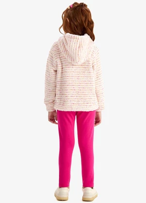 Rovi Kids - Conjunto Blusão com Legging Molecotton Rosa - ROVI KIDS