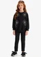 Rovi Kids - Conjunto Blusão com Legging Preto - variação: Preto