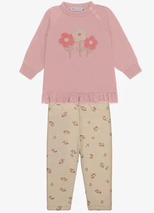 Trick Nick - Conjunto Blusao com Legging Rosa - TRICK NICK