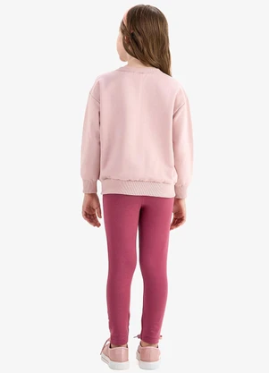 Rovi Kids - Conjunto Blusão com Legging Rosa - ROVI KIDS