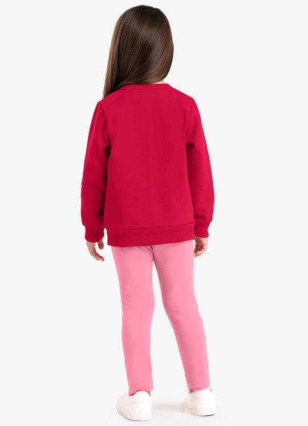 Rovi Kids - Conjunto Blusão com Legging Ursinhos Vermelho 2