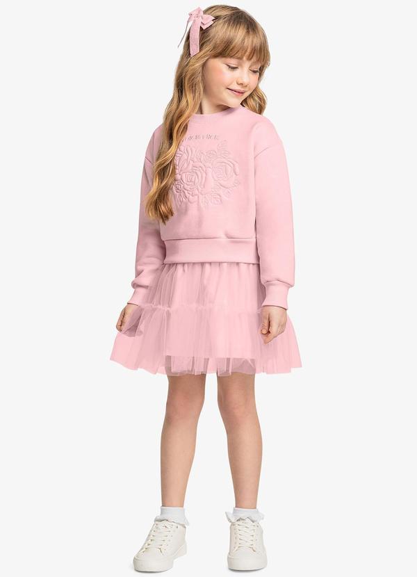 Trick Nick - Conjunto Blusão com Saia Rosa 3