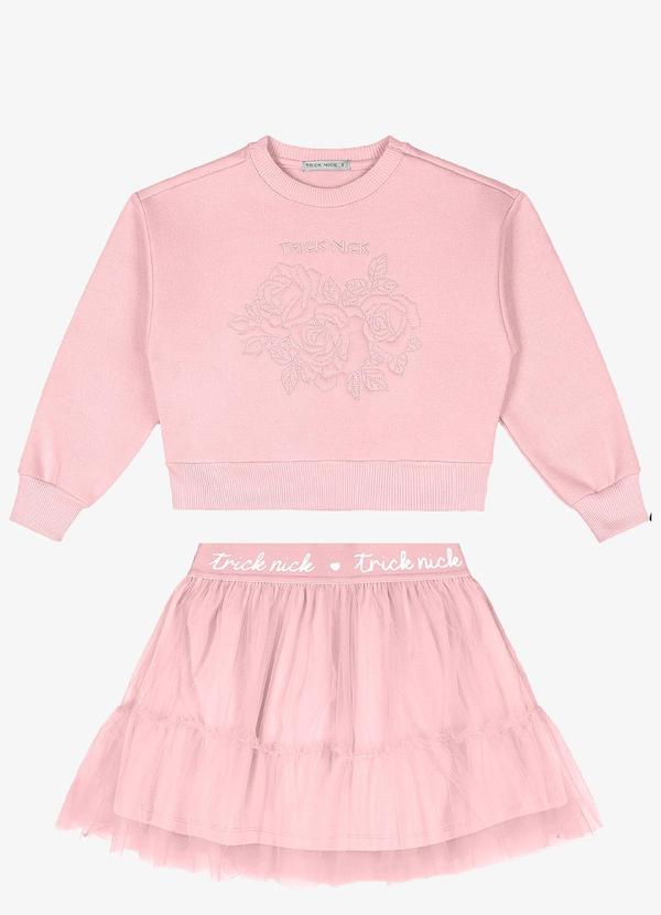 Trick Nick - Conjunto Blusão com Saia Rosa 6