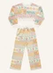 Fakini Kids - Conjunto Blusão Cropped e Calça Wide Estampado - variação: Estampado