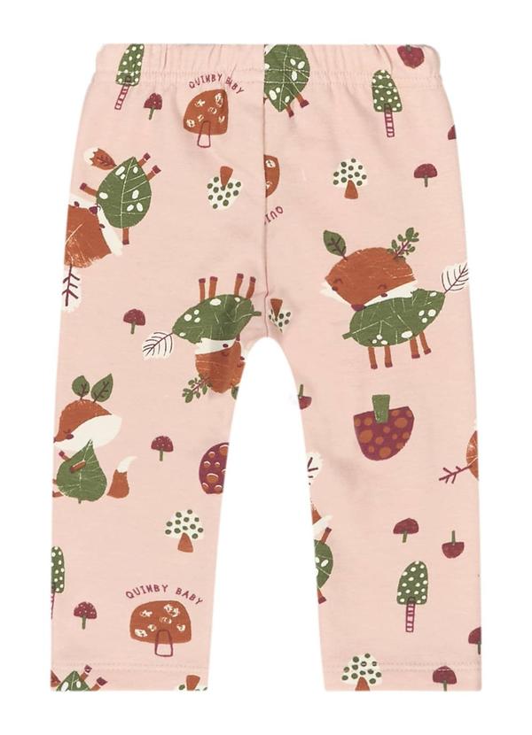 Quimby - Conjunto Blusão e Calça Bebê Marrom 5