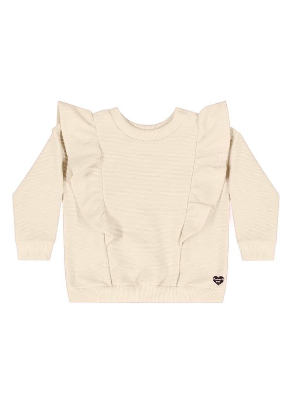 Quimby - Conjunto Blusão e Calça Bebê Menina Bege 2