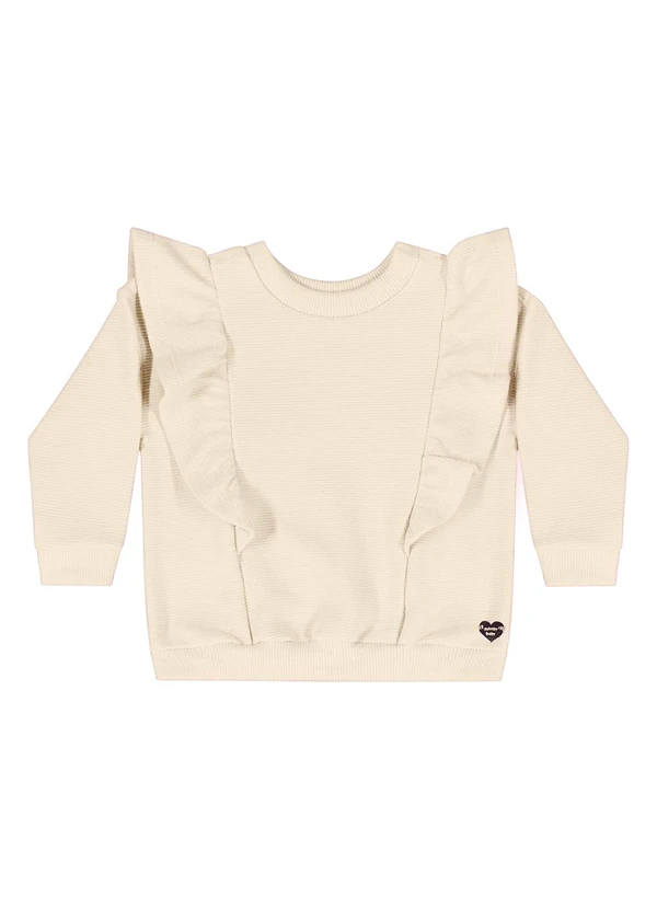 Quimby - Conjunto Blusão e Calça Bebê Menina Bege 2