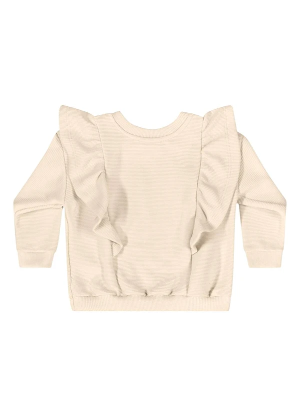 Quimby - Conjunto Blusão e Calça Bebê Menina Bege 3