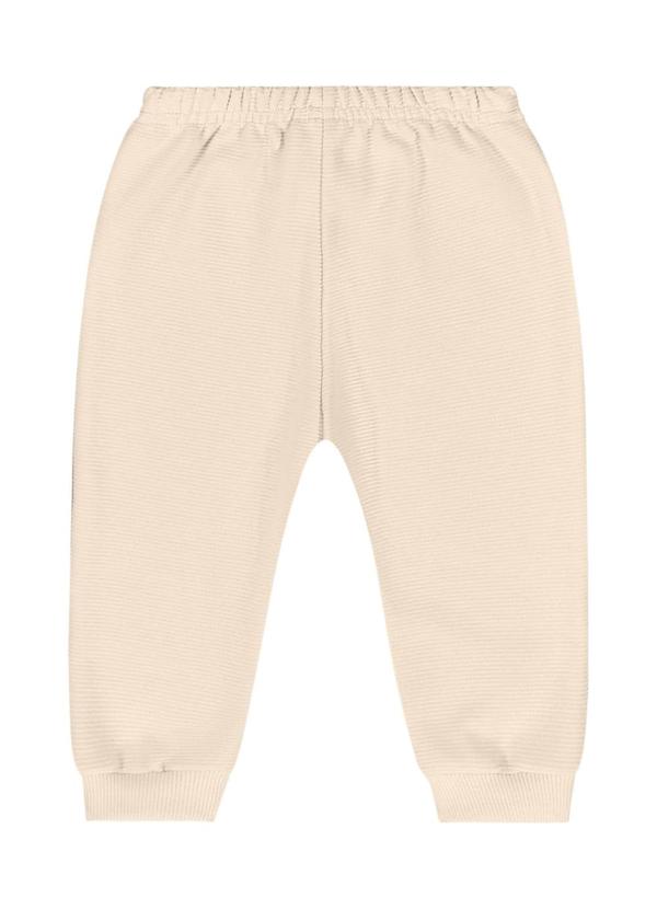 Quimby - Conjunto Blusão e Calça Bebê Menina Bege 5