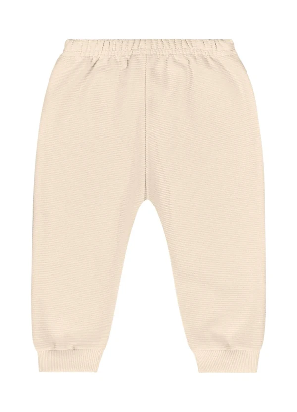 Quimby - Conjunto Blusão e Calça Bebê Menina Bege 5