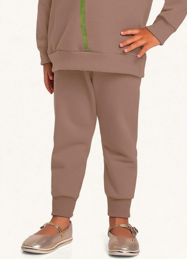 Fakini Kids - Conjunto Blusão e Calça Bege 3