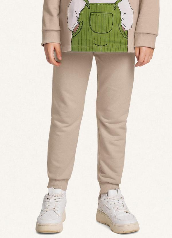 Fakini Kids - Conjunto Blusão e Calça Bege 4