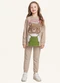 Fakini Kids - Conjunto Blusão e Calça Rosa - variação: Bege