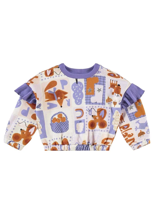 Três e Já - Conjunto Blusão e Calça Bege 4