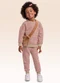Fakini Kids - Conjunto Blusão e Calça com Bolsa Marrom - variação: Marrom