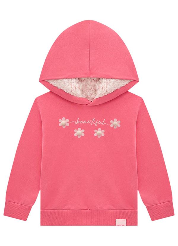 Marlan - Conjunto Blusão e Calça com Pelo Sherpa Rosa 3