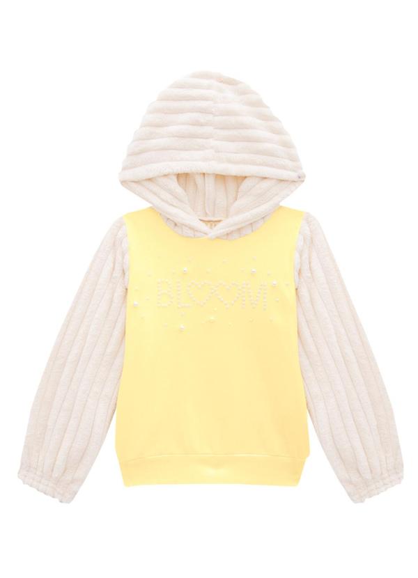 Milli e Nina - Conjunto Blusão e Calça em Molecotton Amarelo 3