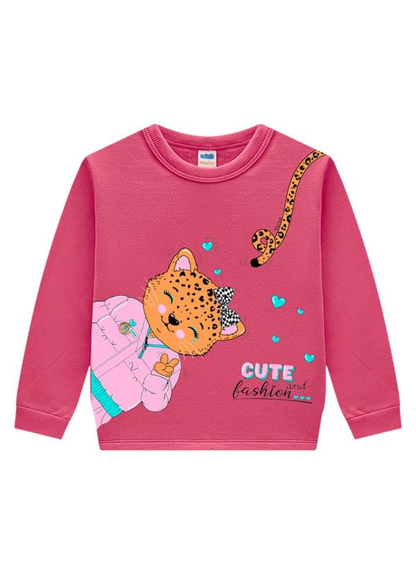 Marlan - Conjunto Blusão e Calça em Molecotton Rosa 2